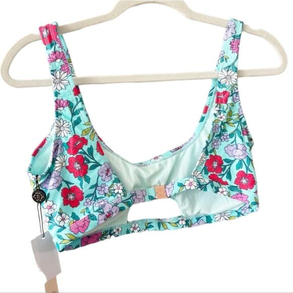 Nanette Lepore Tropical Floral Cutout Swim Suit Bikini 4,8,10 new! - Picture 5 of 10
